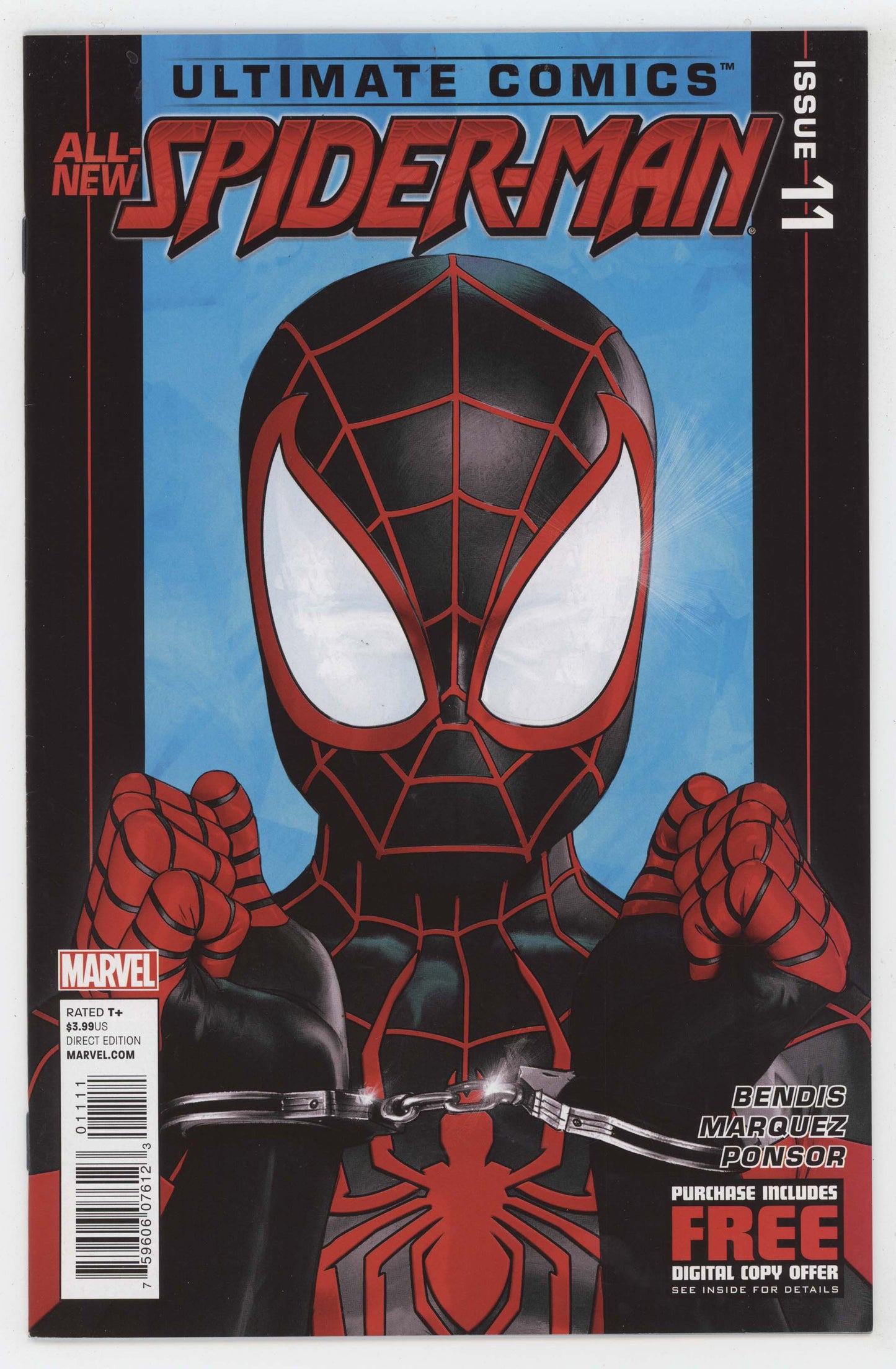 Ultimate Comics All New Spider-Man 11 Marvel 2012 NM Kaare Andrews Miles Morales