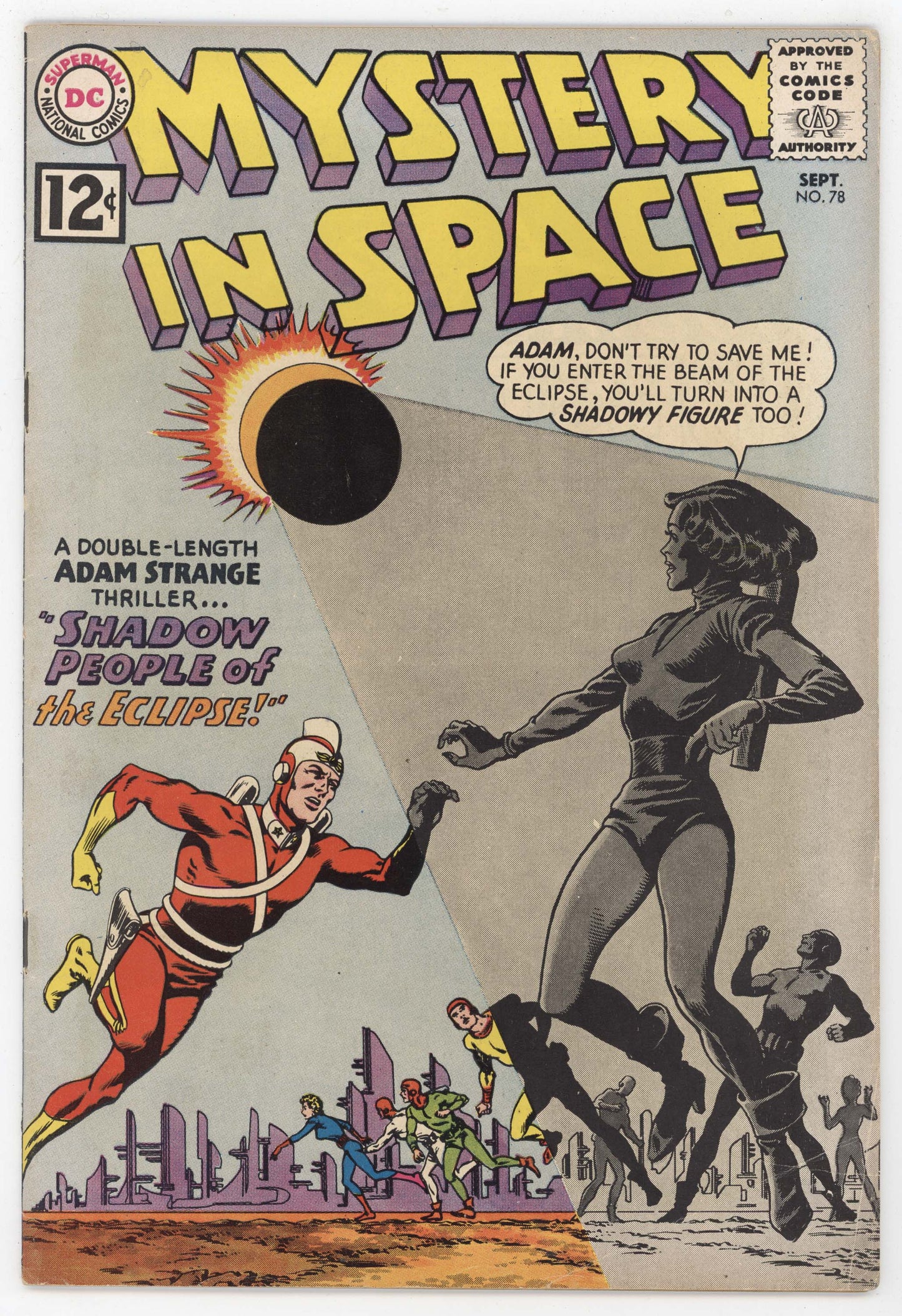 Mystery In Space 78 DC 1962 FN Carmine Infantino Adam Strange Eclipse GGA