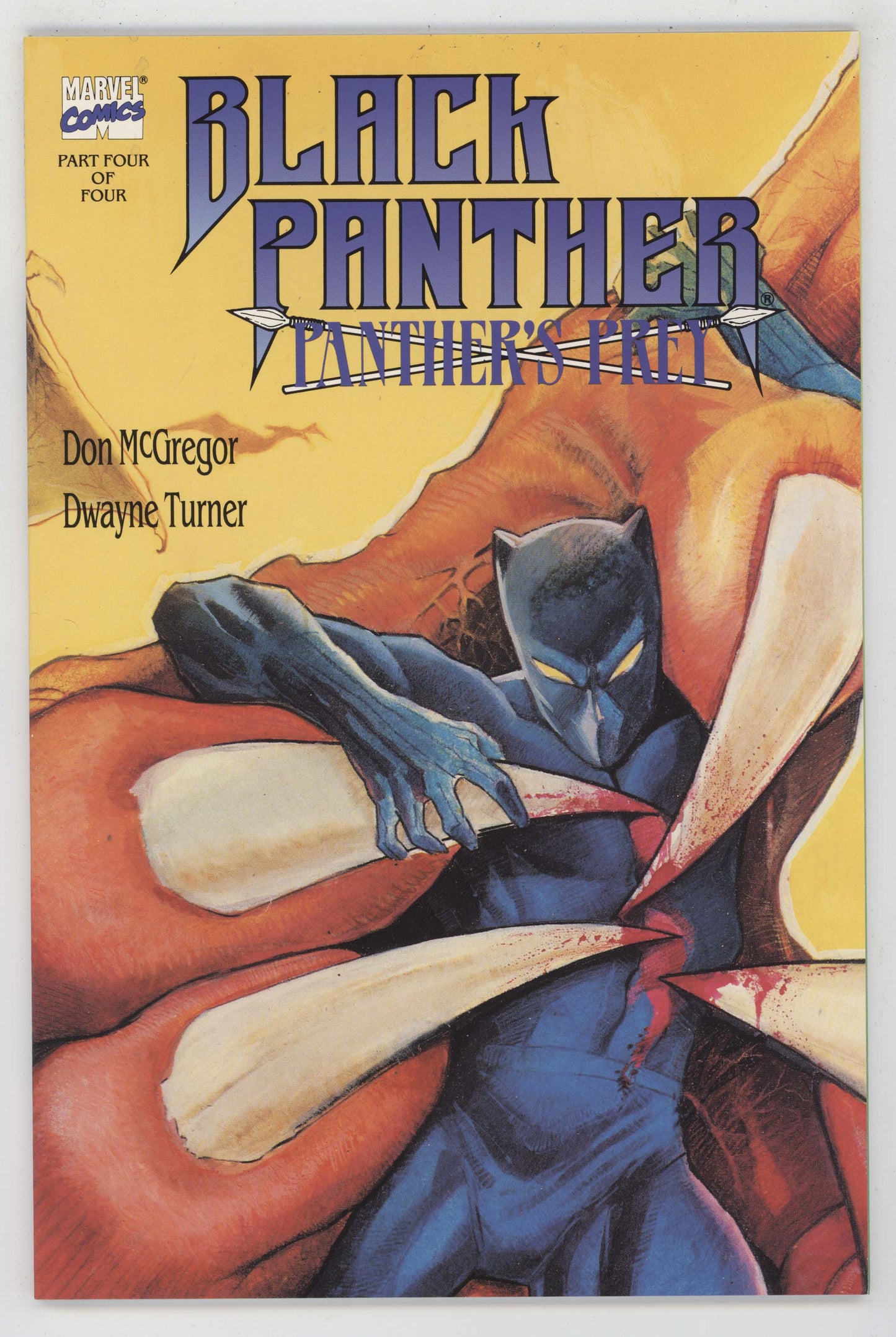 Black Panther Panther's Prey 4 Marvel 1991 NM+ 9.6 Dwayne Turner Don McGregor