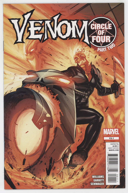 Venom 13.1 Marvel 2012 NM Stefano Caselli Rick Remender Ghost Rider