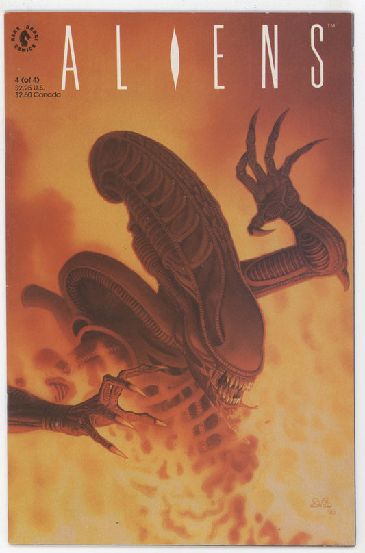 Aliens 4 Dark Horse 1990 VF Denis Beauvais Mark Verheiden Movie