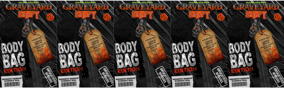 Mark Spears Graveyard Shift #1 D Mark Spears Body Bag Edition Blind Bag With Bonus Trading Card (09/16/2026) Ex Posse 5 PACK