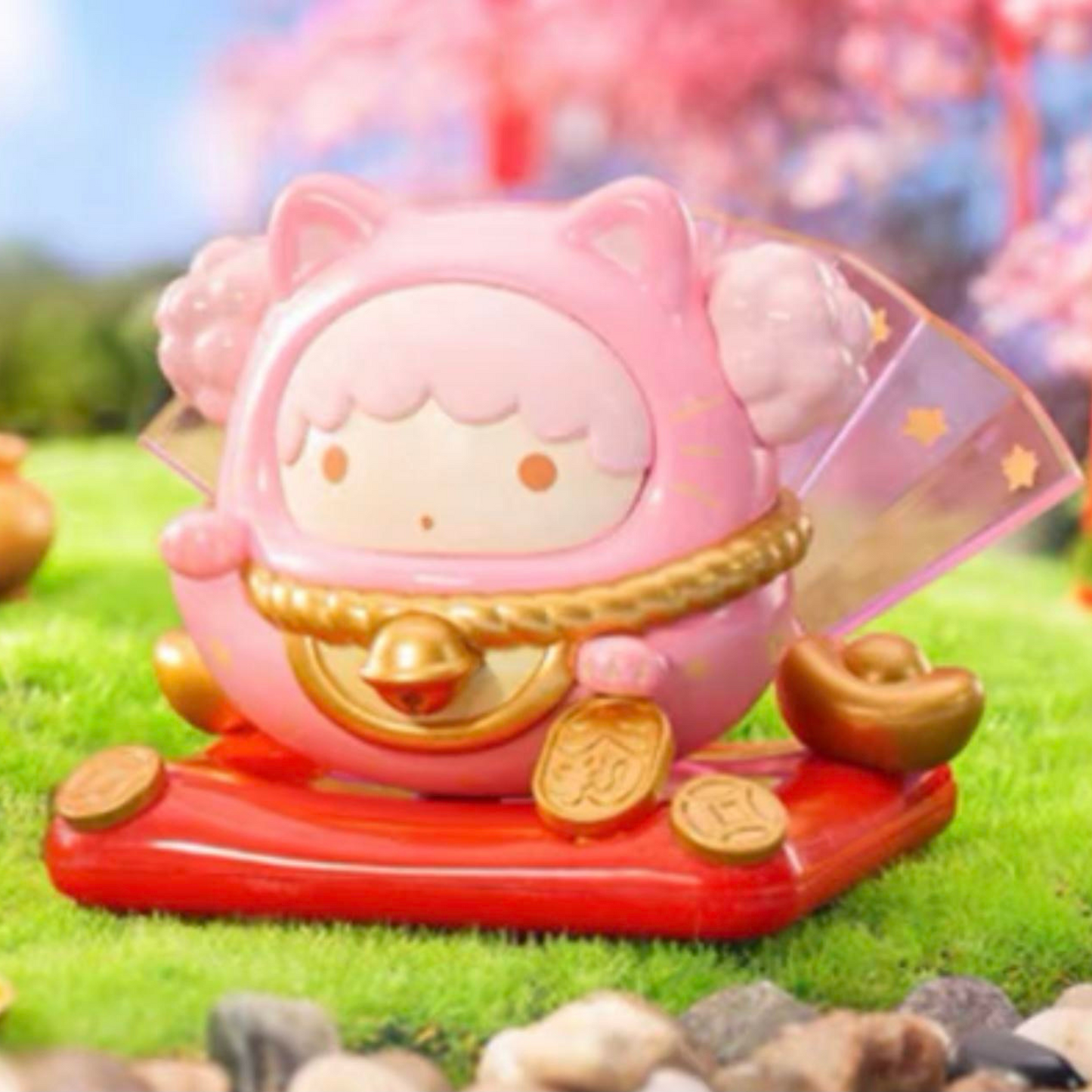 【Restock】Top Toy: Sanrio Daruma Tumble Series #2 Fortune Cat Blind Box Random Style