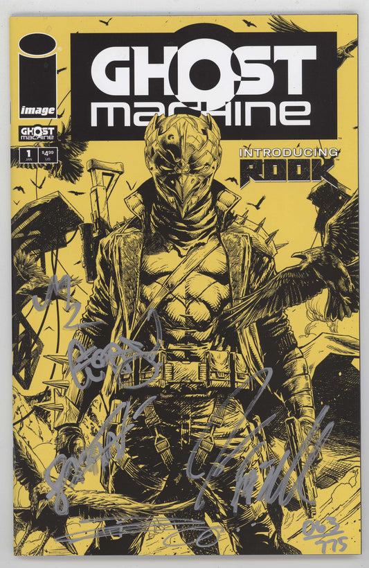 Ghost Machine 1 Image 2024 1:100 Signed 5x Geoff Johns Jason Fabok Danny Miki