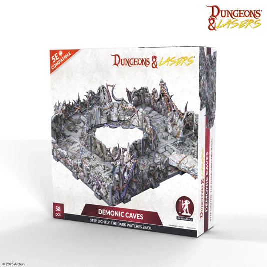 Dungeons & Lasers: Caves Series - Demonic Caves Terrain