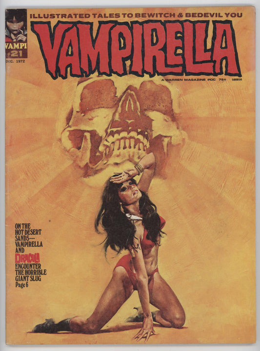 Vampirella 21 Warren 1972 VG FN Enrich Torres GGA Magazine