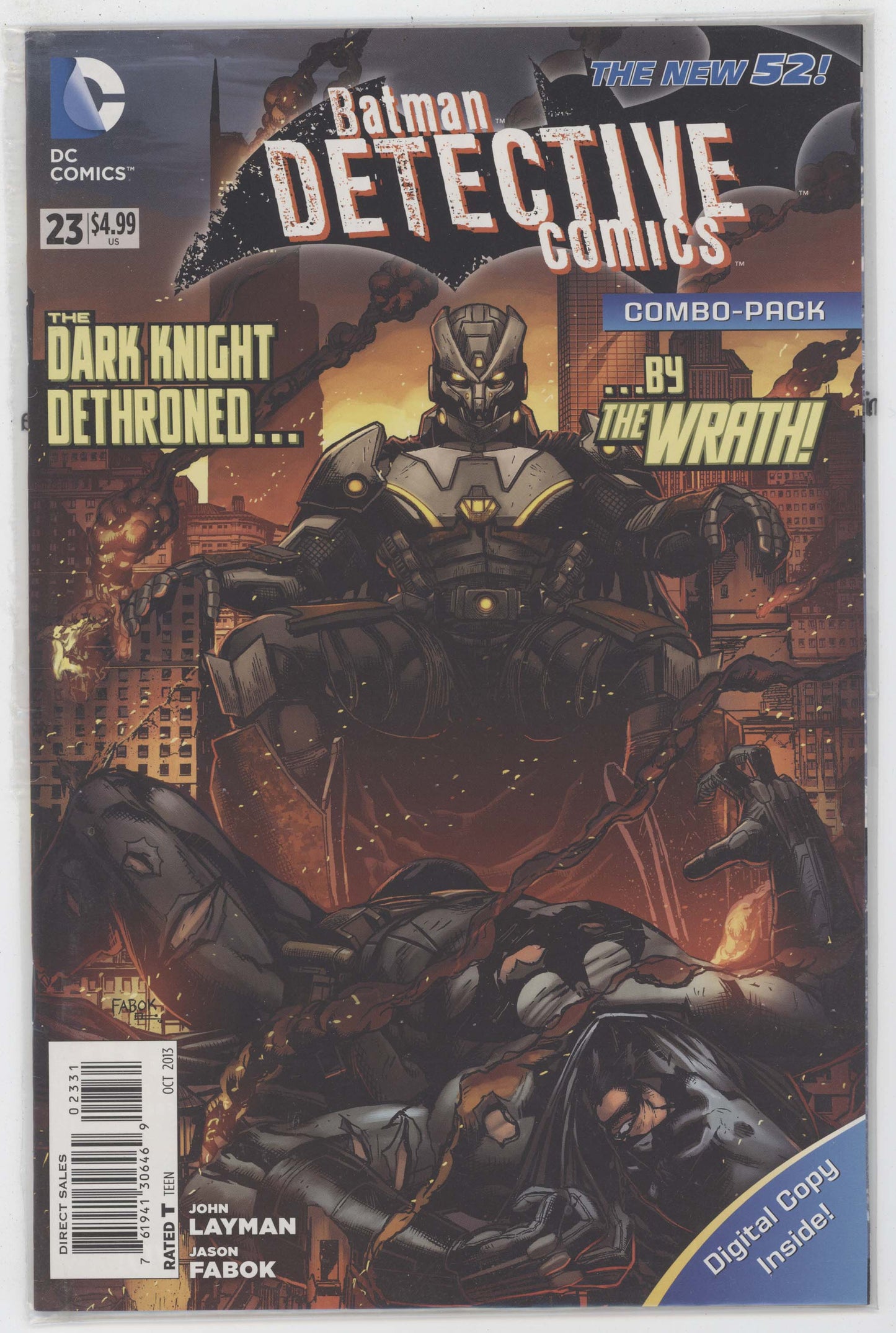 Batman Detective Comics 23 DC 2013 NM Jason Fabok Combo Pack Variant James Tynion