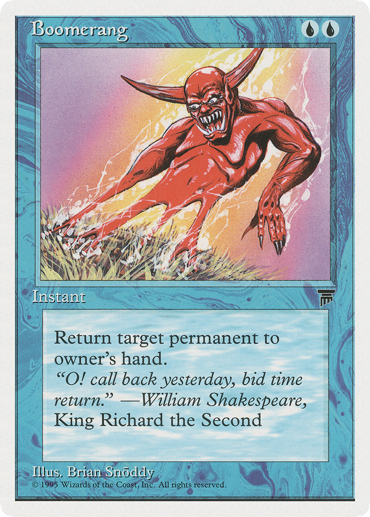 Boomerang (CHR-016) - Chronicles