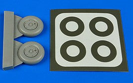 Aires 4618 1/48 Spitfire Mk V Wheels & Paint Masks For ARX