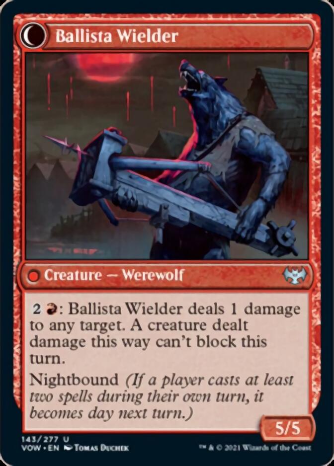 Ballista Watcher // Ballista Wielder (VOW-143) - Innistrad: Crimson Vow: (Double Faced Transform) Foil