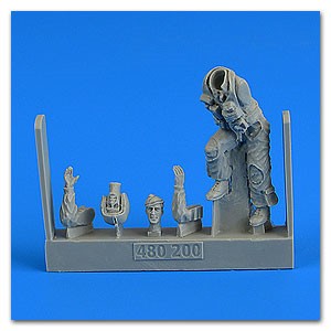 Aerobonus 480200 1/48 USAF Fighter Pilot posed climbing Ladder