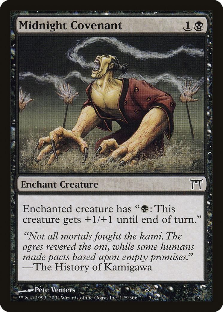 Midnight Covenant (CHK-125) - Champions of Kamigawa Foil