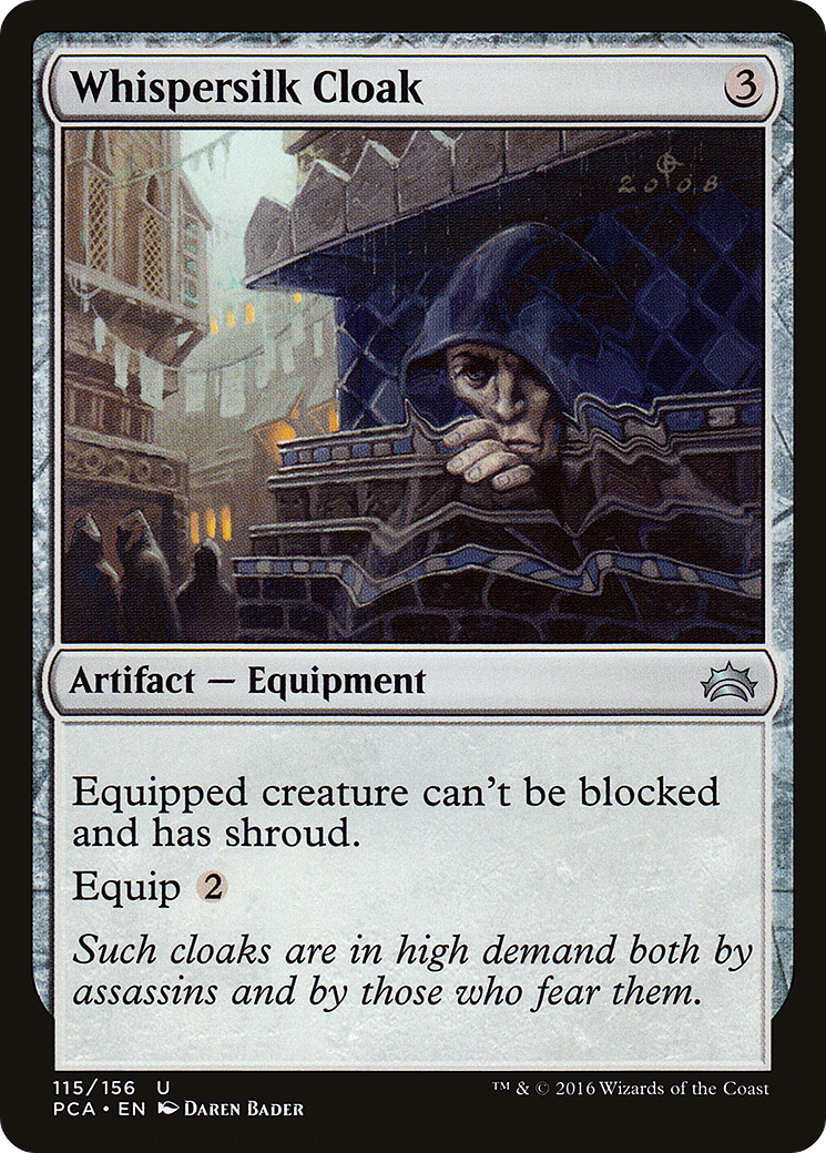 Whispersilk Cloak (PCA-115) - Planechase Anthology
