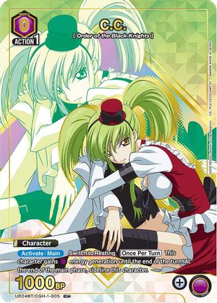 C.C. (005) (C*) (UE04BT/CGH-1-005) - UE04BT CODE GEASS Lelouch of the Rebellion Foil