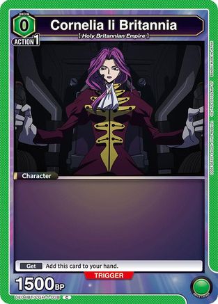Cornelia li Britannia (038) (UE04BT/CGH-1-038) - UE04BT CODE GEASS Lelouch of the Rebellion