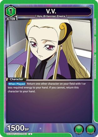 V.V. (UE04BT/CGH-1-043) - UE04BT CODE GEASS Lelouch of the Rebellion