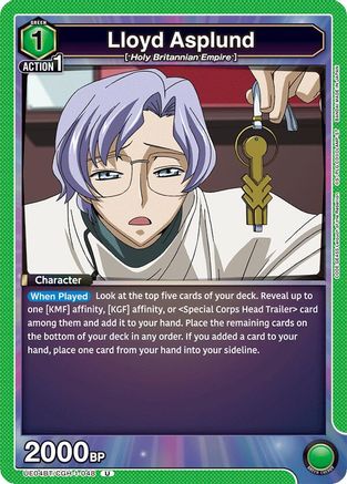 Lloyd Asplund (UE04BT/CGH-1-048) - UE04BT CODE GEASS Lelouch of the Rebellion