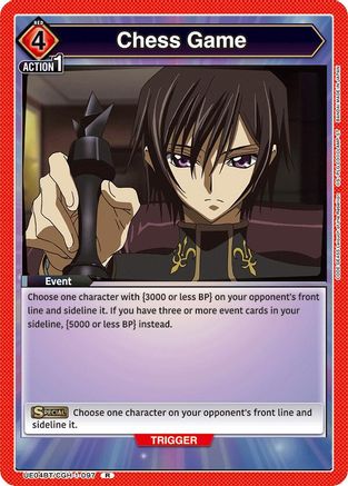 Chess Game (UE04BT/CGH-1-097) - UE04BT CODE GEASS Lelouch of the Rebellion Foil