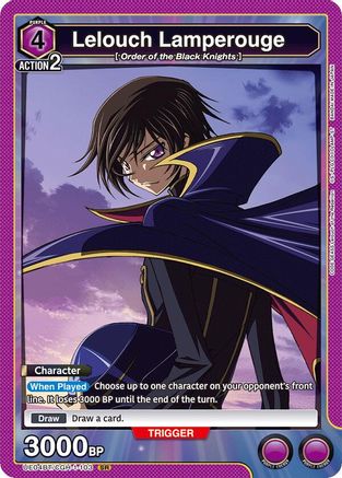 Lelouch Lamperouge (103) (UE04BT/CGH-1-103) - UE04BT CODE GEASS Lelouch of the Rebellion Foil