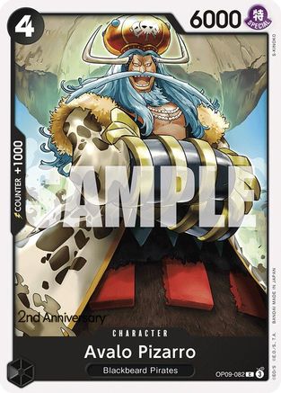 Avalo Pizarro (OP09-082) - Emperors in the New World: 2nd Anniversary Tournament Cards