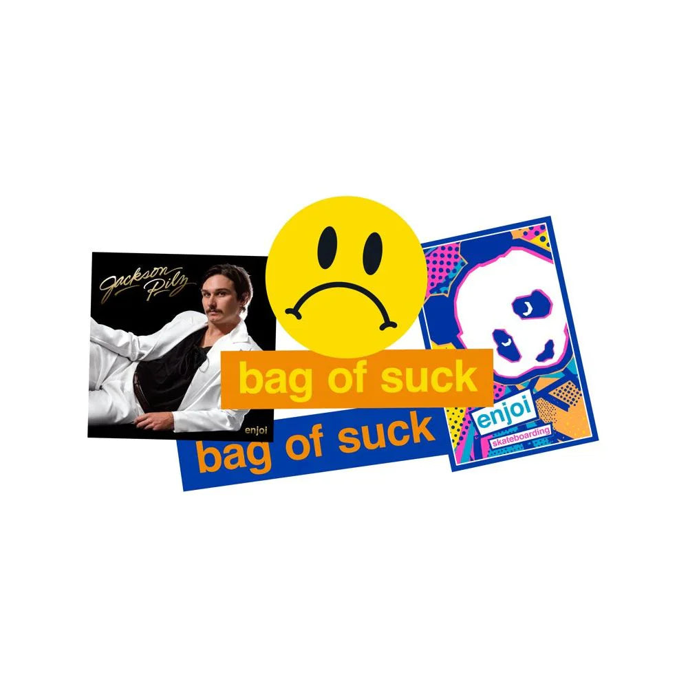 ENJOI SKATEBOARDS 5X ASSORTED STICKER PACK