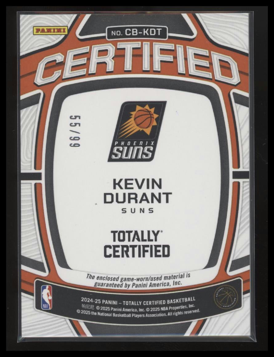 2024-25 Panini Totally Certified Baller Mirror Purple #/99 Kevin Duran