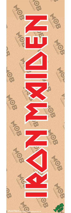 Mob x Iron Maiden Logo Clear Skateboard Grip Tape