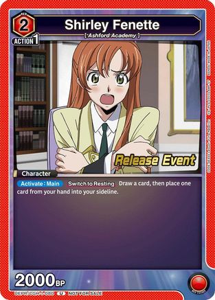 Shirley Fenette (080) (UEPR/CGH-1-080) - UE04BT CODE GEASS Lelouch of the Rebellion Release Event Cards