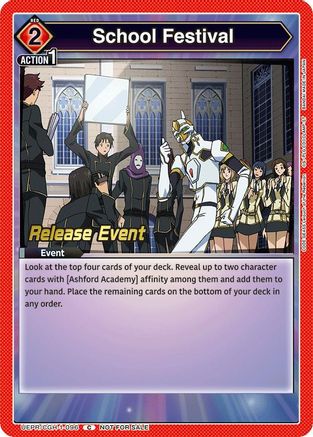 School Festival (UEPR/CGH-1-096) - UE04BT CODE GEASS Lelouch of the Rebellion Release Event Cards