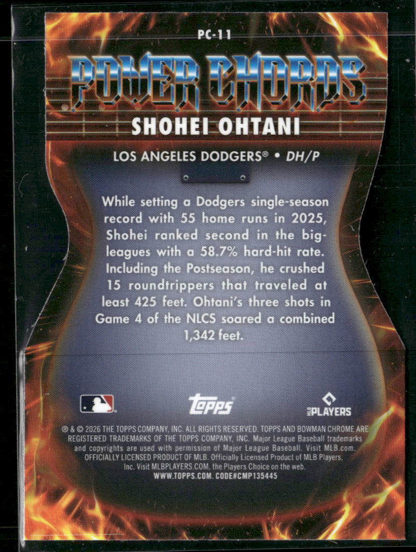 2026 Bowman Power Chords Shohei Ohtani #PC-11