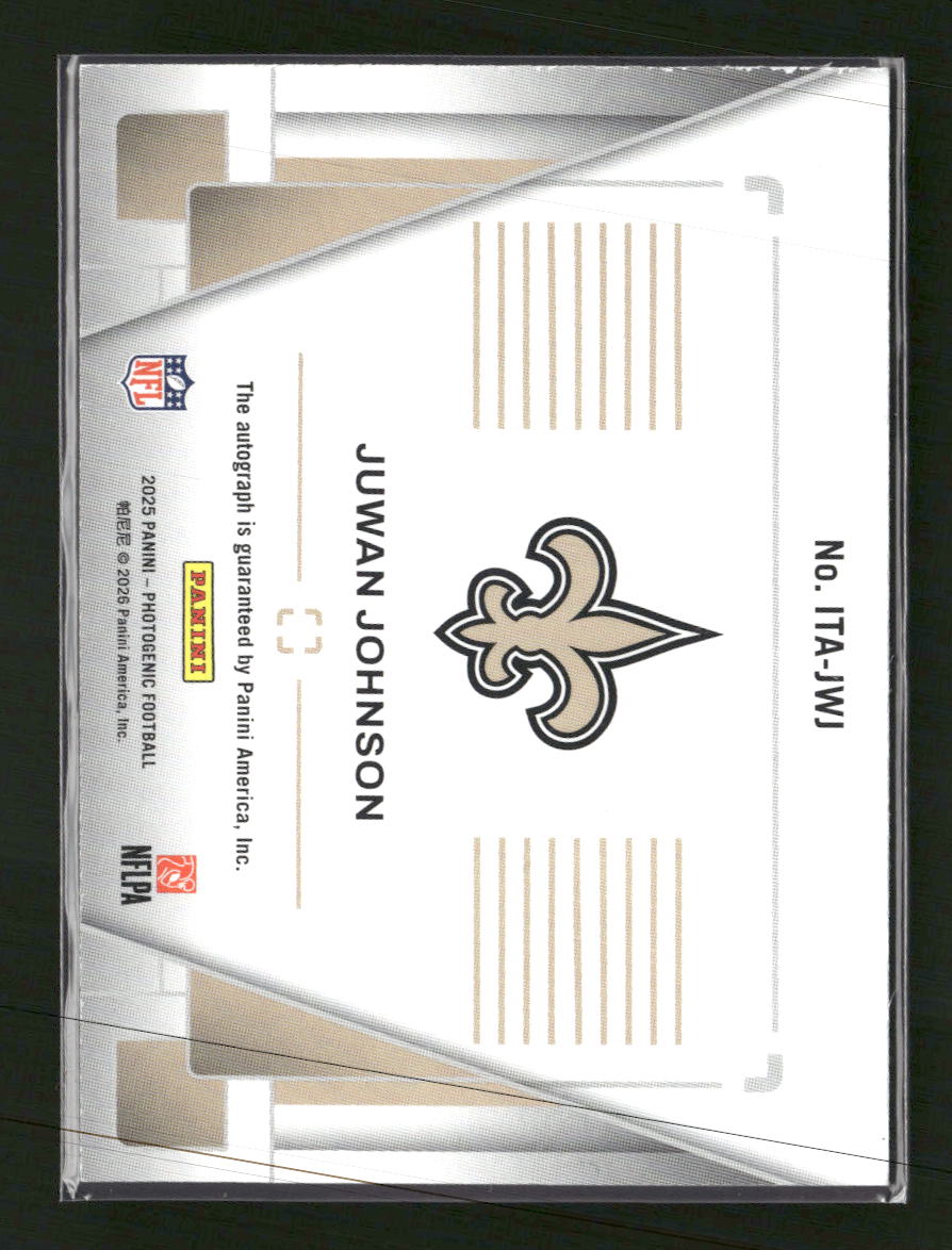 2025 Panini Photogenic In The Action Autographs Bronze Juwan Johnson #ITA-JWJ