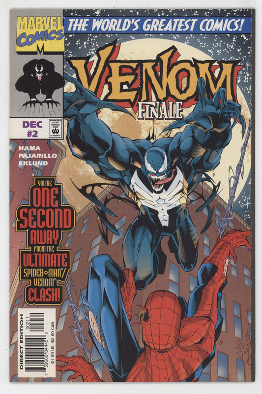 Venom Finale 2 Marvel 1997 VF Larry Hama Ultimate Spider-Man