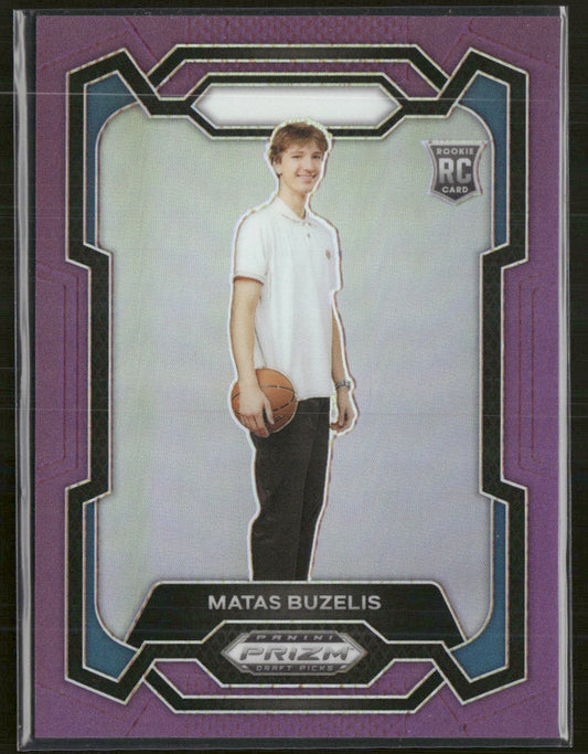 2024 Panini Prizm Draft Picks Prizms Purple Matas Buzelis #/75 #67