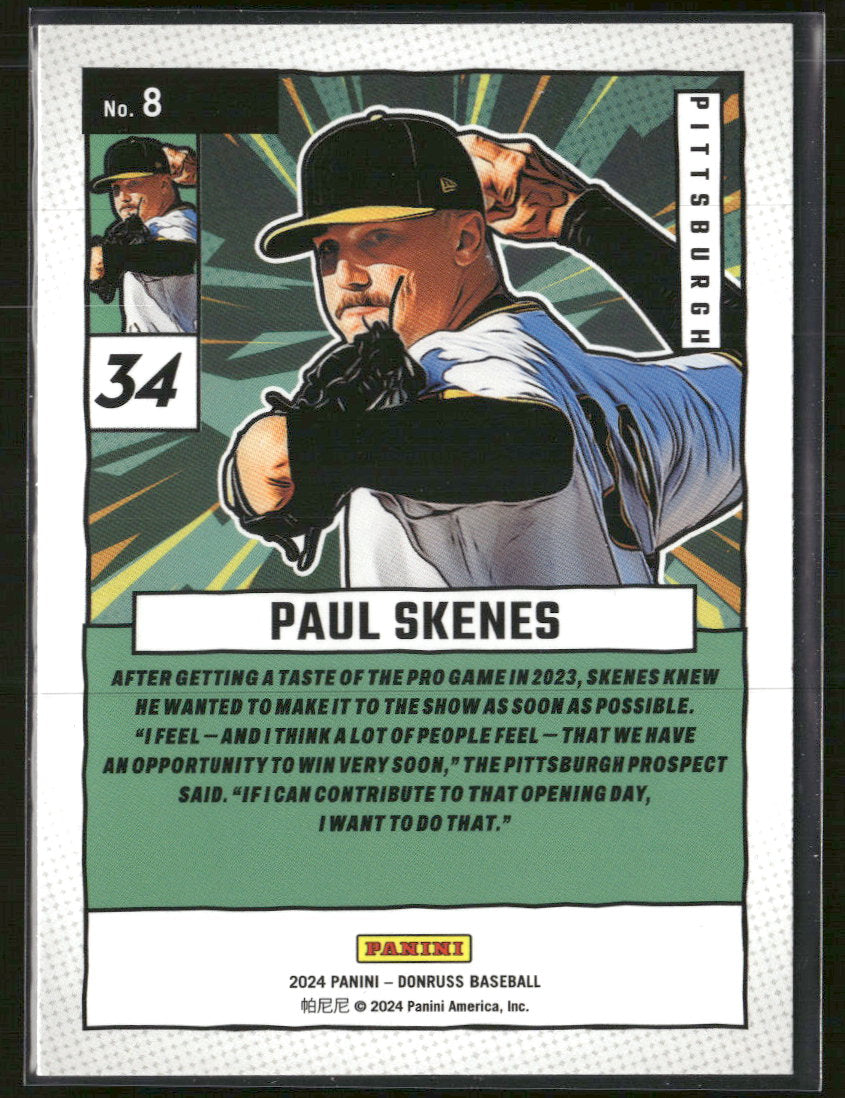 2024 Donruss Diamond Marvels Paul Skenes #8