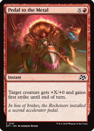 Pedal to the Metal (DFT-141) - Aetherdrift Foil