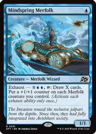 Mindspring Merfolk (DFT-051) - Aetherdrift