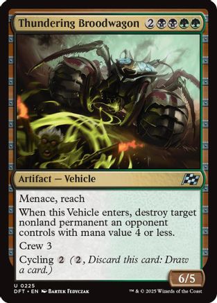 Thundering Broodwagon (DFT-225) - Aetherdrift - Golden Apple Comics