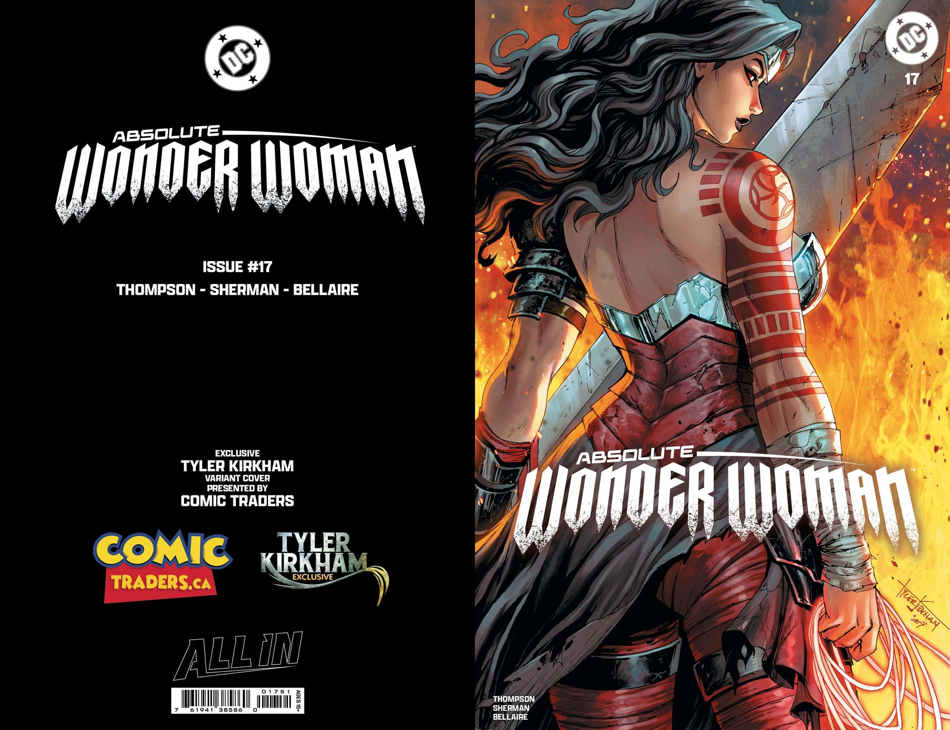 ABSOLUTE WONDER WOMAN #17 TYLER KIRKHAM EXCLUSIVE VAR (02/25/2026) - Golden Apple Comics