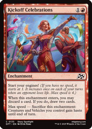 Kickoff Celebrations (DFT-135) - Aetherdrift: (enchantment)