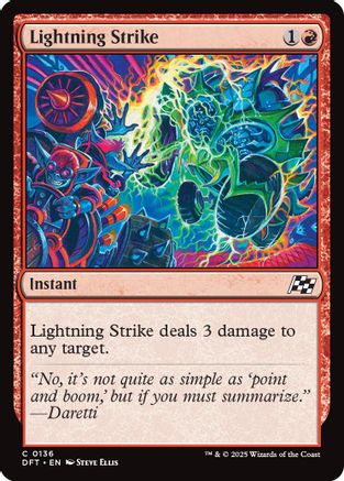 Lightning Strike (DFT-136) - Aetherdrift Foil