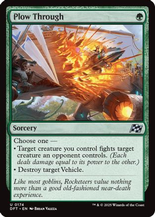 Plow Through (DFT-174) - Aetherdrift Foil