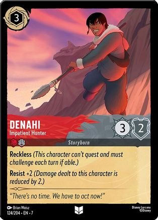 Denahi - Impatient Hunter (124/204) - Archazias Island