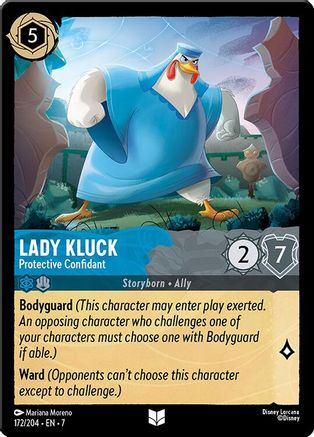 Lady Kluck - Protective Confidant (172/204) - Archazias Island Cold Foil