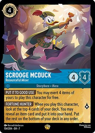 Scrooge McDuck - Resourceful Miser (154/204) - Archazias Island