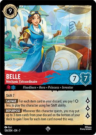 Belle - Mechanic Extraordinaire (126/204) - Archazias Island Cold Foil