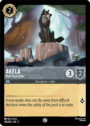 Akela - Wolf Pack Elder (182/204) - Archazias Island