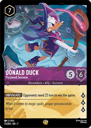 Donald Duck - Flustered Sorcerer (73/204) - Archazias Island