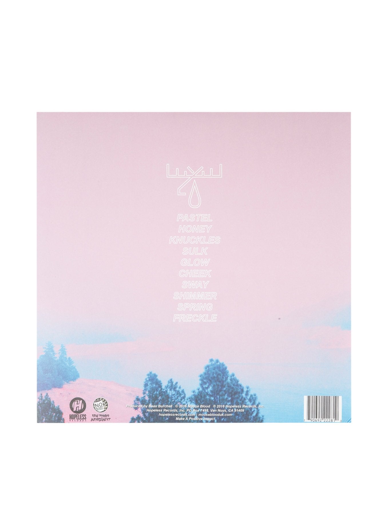 Moose Blood - Blush (Limited Edition Blue Swirl Colored Vinyl)