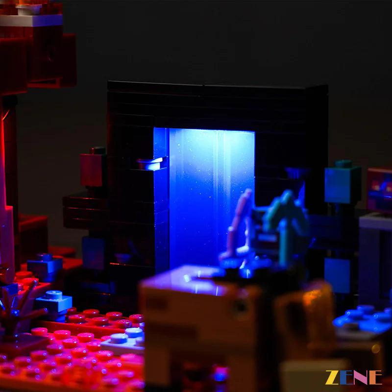 Light Kit for Nether Portal Ambush #21255 - Golden Apple Comics