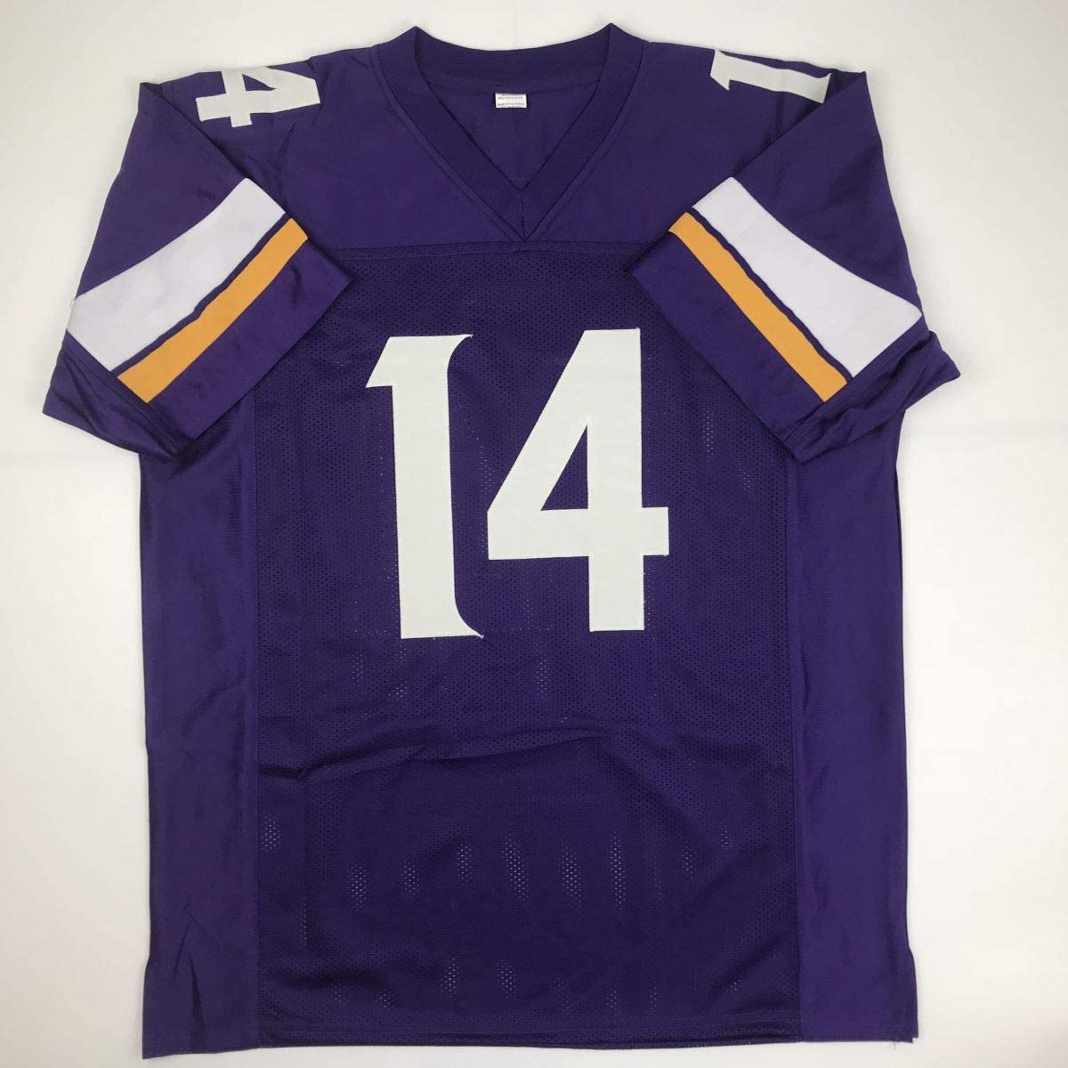 Autographed/Signed Stefon Diggs Minnesota Purple Football Jersey Beckett BAS COA